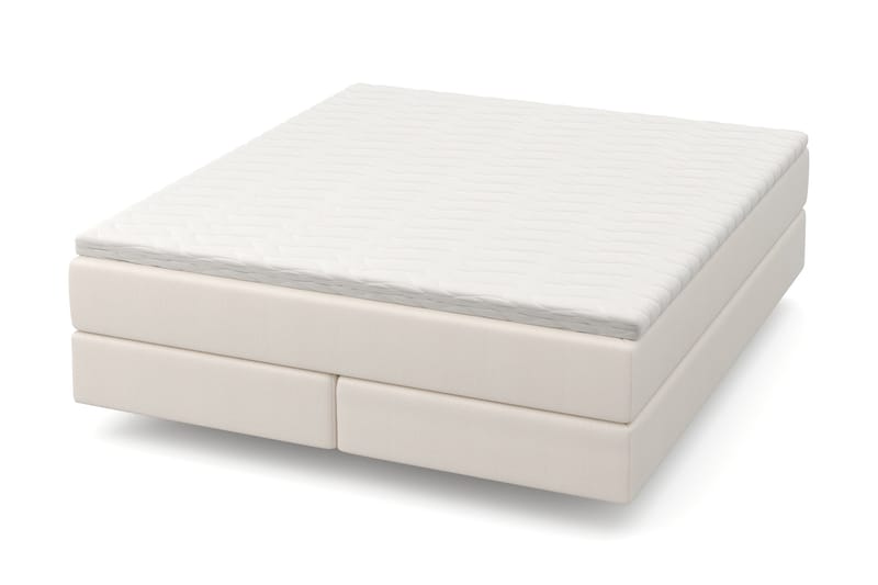 HVILA Premium Kontinentalsäng 180x200 cm med svävande effekt inkl. Bäddmadrass i Latex med Tvättbar klädsel - Medium/Fast - Products - Möbler - Säng - Komplett sängpaket