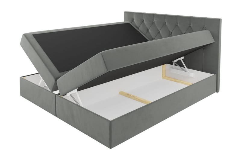Jitendera Sängpaket Kontinentalsäng 200x200 cm med Förvaring - Gul - Products - Möbler - Säng - Komplett sängpaket