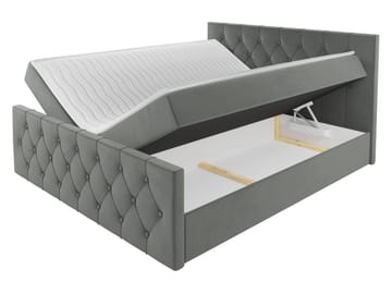 Jitendra Sängpaket Kontinentalsäng 180x200 cm med Förvaring - Grön - Products - Möbler - Säng - Komplett sängpaket
