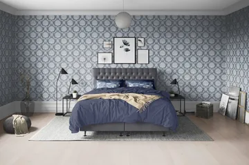 Joluma Kontinentalsäng Medium 120x200 cm - (+Fler val) 120x200 cm Mörkgrå - Products - Möbler - Säng - Kontinentalsäng