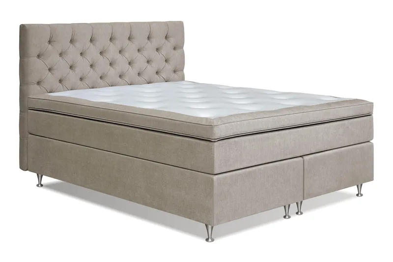 Joluma Kontinentalsäng Medium 160x200 cm - (+Fler val) 160x200 cm Beige - Products - Möbler - Säng - Enkelsäng