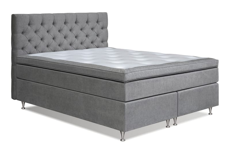 Joluma Kontinentalsäng Medium 160x200 cm - (+Fler val) 160x200 cm Grå - Products - Möbler - Säng - Kontinentalsäng