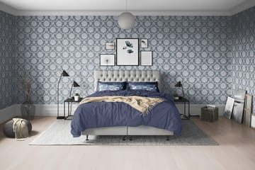 Joluma Kontinentalsäng Medium 160x200 cm - (+Fler val) 160x200 cm Ljusgrå - Products - Möbler - Säng - Kontinentalsäng