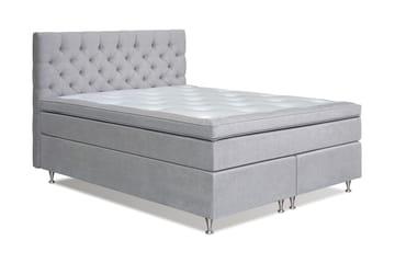 Joluma Kontinentalsäng Medium 160x200 cm - (+Fler val) 160x200 cm Ljusgrå - Products - Möbler - Säng - Kontinentalsäng