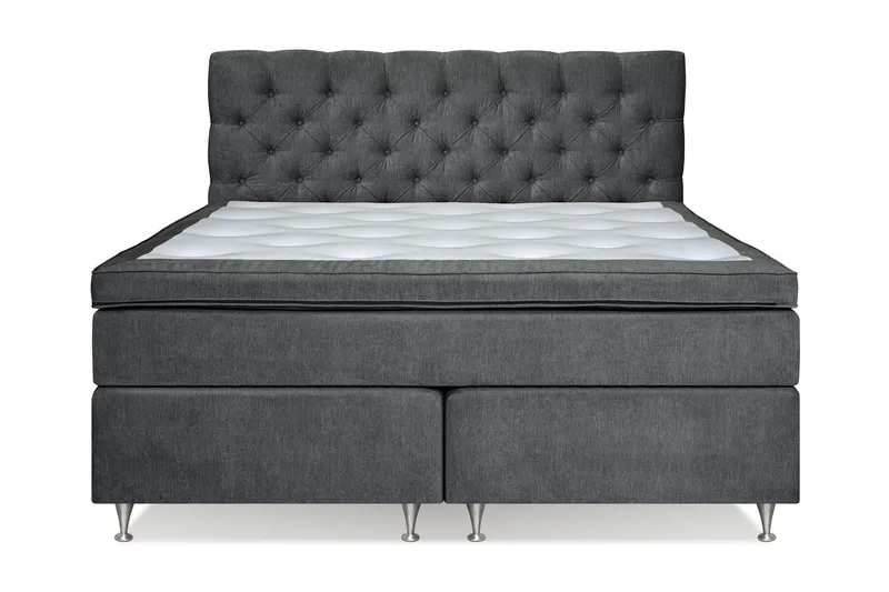 Joluma Kontinentalsäng Medium 160x200 cm - (+Fler val) 160x200 cm Mörkgrå - Products - Möbler - Säng - Kontinentalsäng