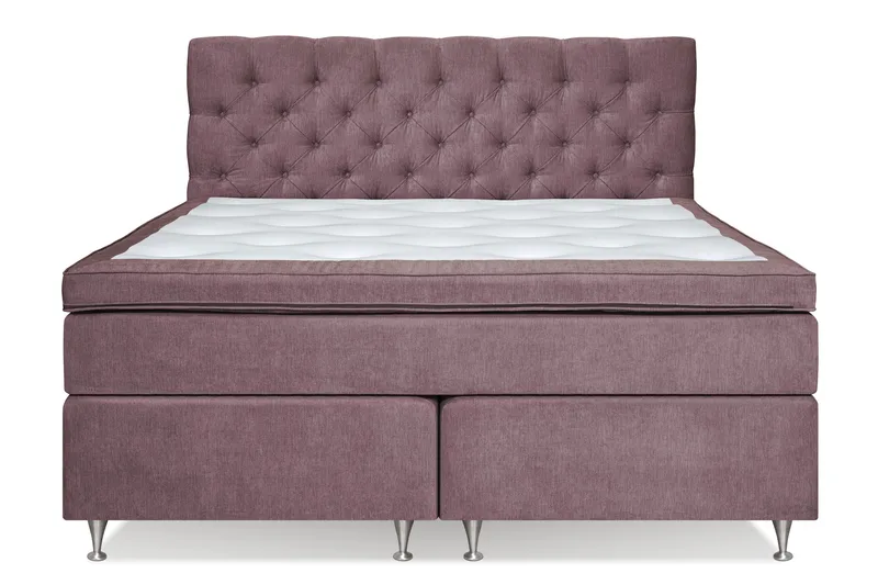 Joluma Kontinentalsäng Medium 160x200 cm - (+Fler val) 160x200 cm Mörkrosa - Products - Möbler - Säng - Kontinentalsäng