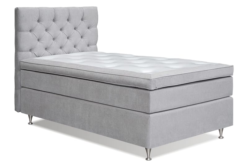 Joluma Sängpaket Fast 120x200 cm - (+Fler val) 120x200 cm Ljusgrå - Products - Möbler - Säng - Kontinentalsäng