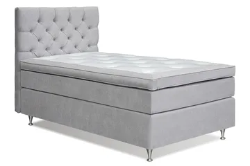 Joluma Sängpaket Medium 105x200 cm - (+Fler val) 105x200 cm Ljusgrå - Products - Möbler - Säng - Kontinentalsäng