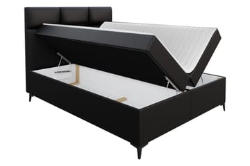 Leckersbo Komplett Sängpaket Kontinentalsäng med förvaring 120x200 cm - Svart - Products - Möbler - Säng - Komplett sängpaket