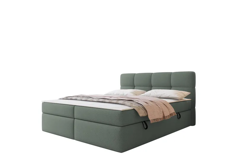 Leckersbo Sängpaket Kontinentalsäng 160x200 cm, Grön