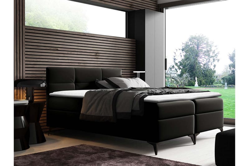 Leckersbo Sängpaket Kontinentalsäng 200x200 cm - Svart - Products - Möbler - Säng - Komplett sängpaket