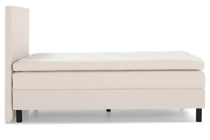 Lucky Komplett Sängpaket 120x200 Polyeter Slät Sänggavel - Beige - Products - Möbler - Säng - Enkelsäng