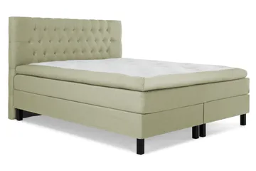 Lucky Komplett Sängpaket 160x200 Latex Diamant Sänggavel - Grön - Products - Möbler - Säng - Kontinentalsäng