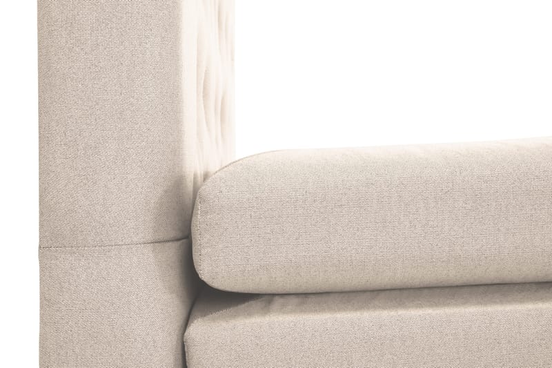 Lucky Komplett Sängpaket 160x200 Memory Diamant Sänggavel - Nackkudde Stor Beige - Products - Möbler - Säng - Kontinentalsäng