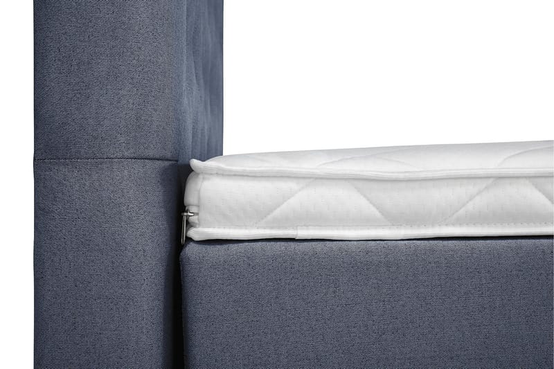 Lucky Komplett Sängpaket 160x200 Skum Diamant Sänggavel - Mörkblå - Products - Möbler - Säng - Kontinentalsäng