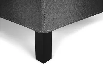 Lucky Komplett Sängpaket 160x200 Skum Diamant Sänggavel - Nackkudde Liten Svart/Grå - Products - Möbler - Säng - Kontinentalsäng