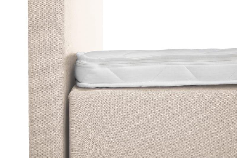 Lucky Komplett Sängpaket 160x200 Skum Slät Sänggavel - Nackkudde Stor Beige - Products - Möbler - Säng - Kontinentalsäng