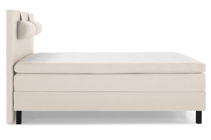 Lucky Komplett Sängpaket 160x200 Polyeter Slät Sänggavel - Nackkudde Stor Beige - Products - Möbler - Säng - Kontinentalsäng