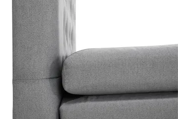 Lucky Komplett Sängpaket 160x200 Polyeter Diamant Sänggavel - Grå - Products - Möbler - Säng - Kontinentalsäng