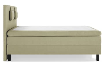 Lucky Komplett Sängpaket 160x200 Polyeter Slät Sänggavel - Nackkudde Liten Grön - Products - Möbler - Säng - Kontinentalsäng