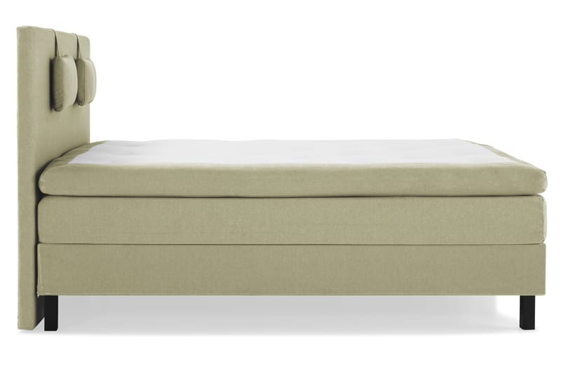 Lucky Komplett Sängpaket 160x200 Polyeter Slät Sänggavel - Nackkudde Liten Grön - Products - Möbler - Säng - Kontinentalsäng