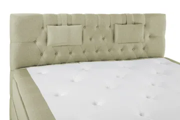 Lucky Komplett Sängpaket 180x200 Latex Diamant Sänggavel - Nackkudde Liten Grön - Products - Möbler - Säng - Kontinentalsäng