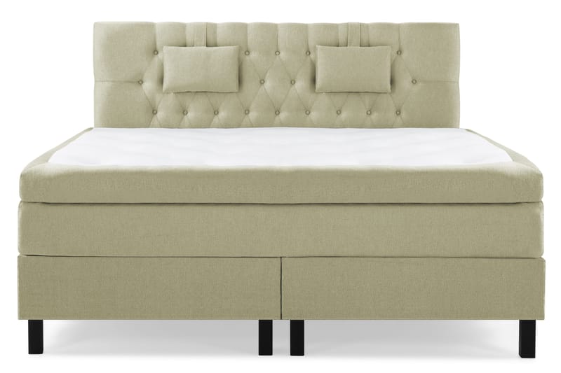 Lucky Komplett Sängpaket 180x200 Latex Diamant Sänggavel - Nackkudde Liten Grön - Products - Möbler - Säng - Kontinentalsäng