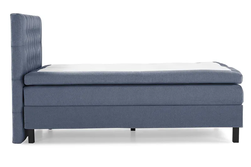 Lucky Kontinentalsäng 140x200Polyeter - Mörkblå - Products - Möbler - Säng - Kontinentalsäng