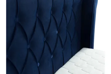 Lyckorna Kontinentalsäng 160x200 cm LED-belysning - Grå - Products - Möbler - Säng - Säng med förvaring