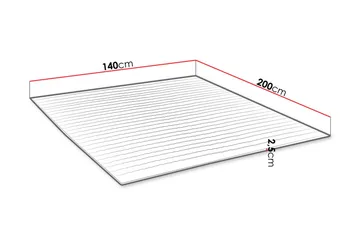 Madrass MANDULA 140x200 - Products - Möbler - Säng - Madrass - Bäddmadrass