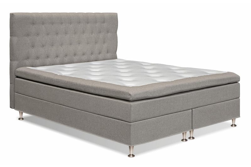 Meja Kontinentalsäng 160x200 - Ljusbrun - Products - Möbler - Säng - Kontinentalsäng