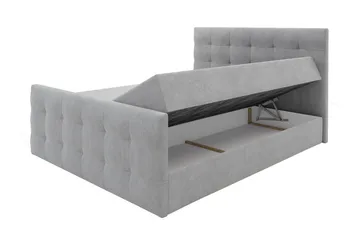 Milano Kontinentalsäng 160x210 cm - Mörkgrå - Products - Möbler - Säng - Säng med förvaring