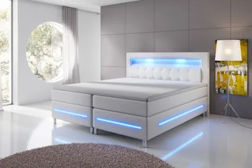 Modena Lyx Sängpaket 140x200 LED-belysning