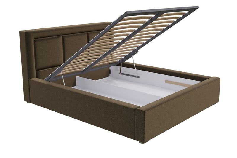 Modena Ramsäng 223x200x93 cm - Mörkgrå - Products - Möbler - Säng - Ramsäng