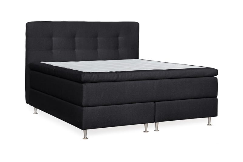 Oslo Lyx Sängpaket 160 knappar loop 20 - Svart - Products - Möbler - Säng - Kontinentalsäng