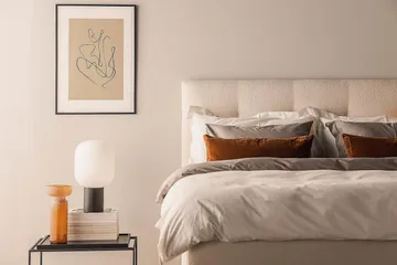 Oslo Lyx Sängpaket Kontinentalsäng 180x200 cm - Beige / Ljus - Products - Möbler - Säng - Kontinentalsäng