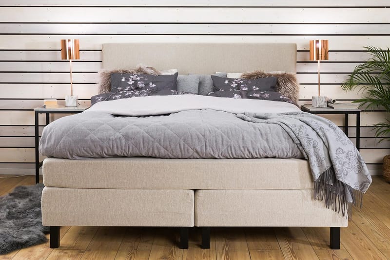 Princess Kontinentalsäng 160x200cm - Beige - Products - Möbler - Säng - Kontinentalsäng