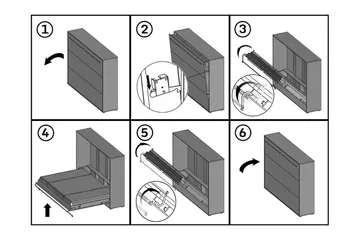 Rauk Sovrumsset sängskåp - Vit - Products - Möbler - Säng - Möbelset för sovrum