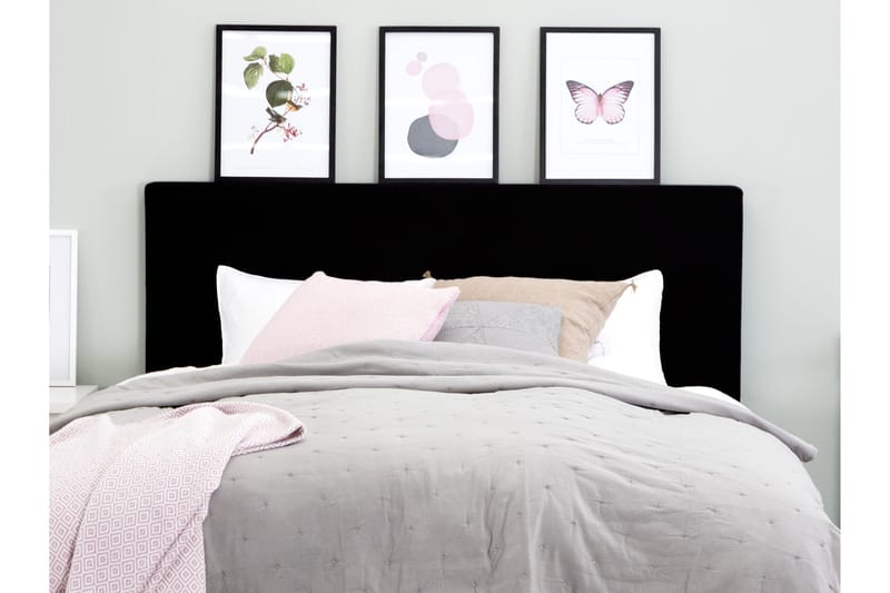 Ava Sänggavel 180 cm - Svart - Products - Möbler - Säng - Sängtillbehör & sänggavel - Sänggavel