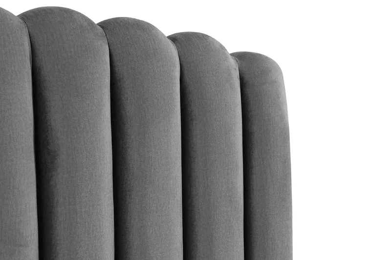 Davia Sänggavel 120 cm - Mörkgrå/Sammet - Products - Möbler - Säng - Sängtillbehör & sänggavel - Sänggavel