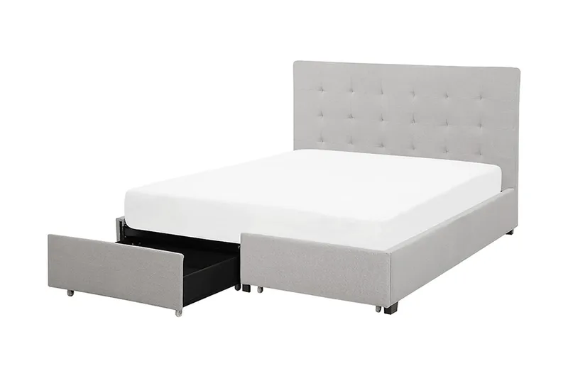 Sandrick Dubbelsäng med Förvaring 140x200 - Grå - Products - Möbler - Säng - Säng med förvaring