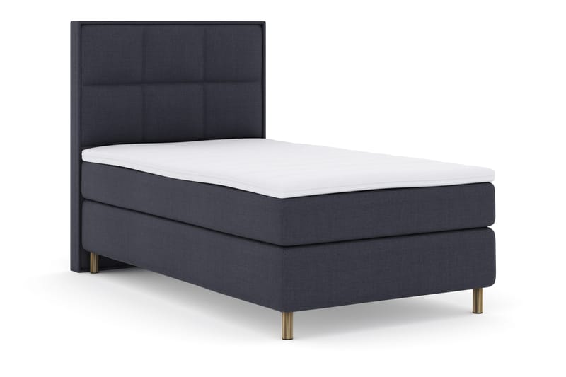 Select No 3 Komplett Sängpaket 120x200 Fast - Blå/Koppar - Products - Möbler - Säng - Enkelsäng