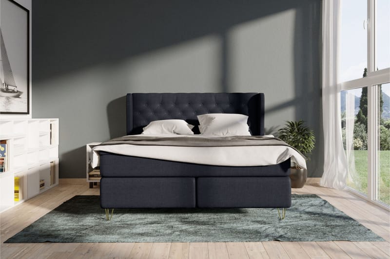 Select No 3 Komplett Sängpaket 120x200 Fast - Blå/Koppar - Products - Möbler - Säng - Enkelsäng