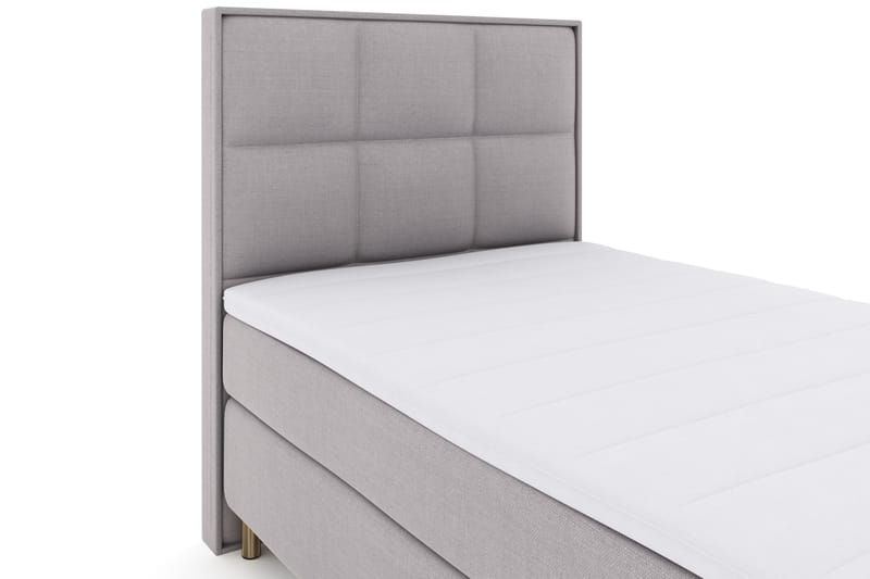 Select No 3 Komplett Sängpaket 120x200 Fast - Ljusgrå/Koppar - Products - Möbler - Säng - Enkelsäng
