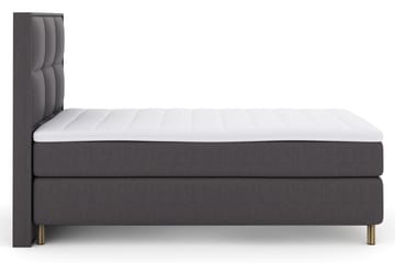 Select No 3 Komplett Sängpaket 120x200 Fast - Mörkgrå/Koppar - Products - Möbler - Säng - Enkelsäng