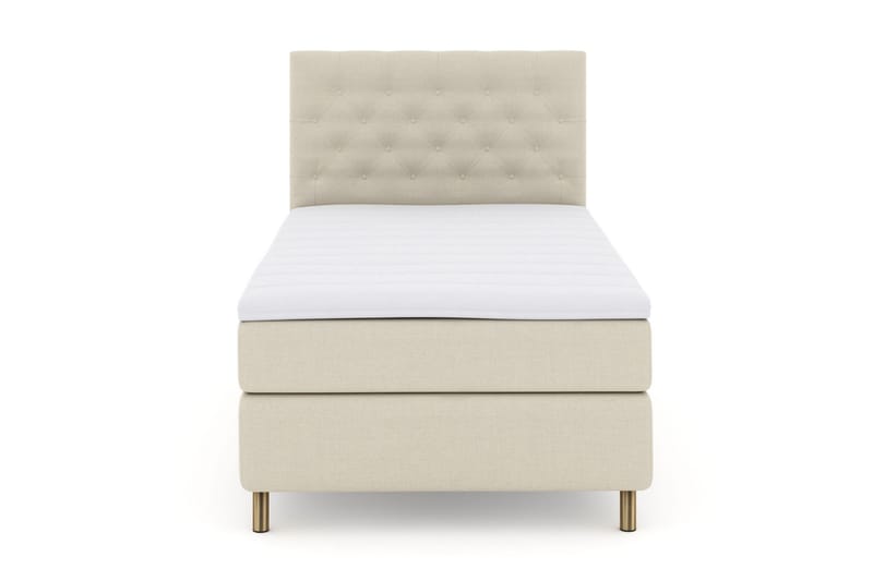 Select No 3 Komplett Sängpaket 120x200 Medium, Beige/Koppar