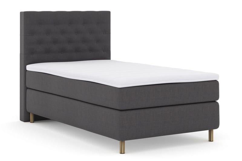 Select No 3 Komplett Sängpaket 120x200 Medium - Mörkgrå/Koppar - Products - Möbler - Säng - Enkelsäng