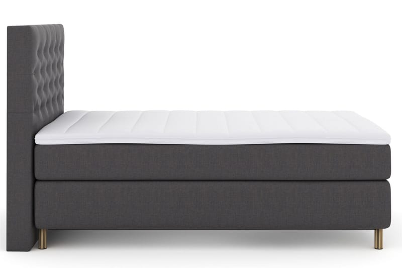 Select No 3 Komplett Sängpaket 120x200 Medium - Mörkgrå/Koppar - Products - Möbler - Säng - Enkelsäng