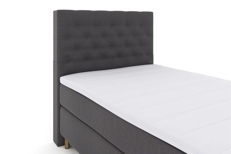 Select No 3 Komplett Sängpaket 120x200 Medium - Mörkgrå/Koppar - Products - Möbler - Säng - Enkelsäng