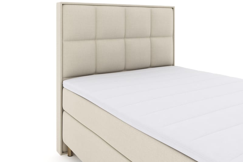 Select No 3 Komplett Sängpaket 140x200 Fast - Beige/Koppar - Products - Möbler - Säng - Kontinentalsäng